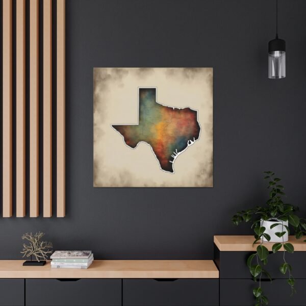 Texas Canvas Gallery Wraps &#8211; Texas Office Living Room Bedroom Wall Decor Home Canvas Art &#8211; Housewarming Gifts &#8211; TX New Home Gifts