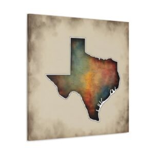 Texas Canvas Gallery Wraps &#8211; Texas Office Living Room Bedroom Wall Decor Home Canvas Art &#8211; Housewarming Gifts &#8211; TX New Home Gifts