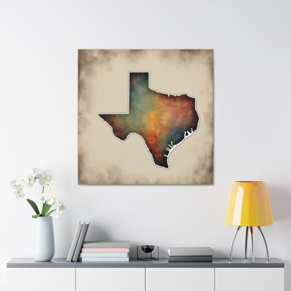 Texas Canvas Gallery Wraps &#8211; Texas Office Living Room Bedroom Wall Decor Home Canvas Art &#8211; Housewarming Gifts &#8211; TX New Home Gifts