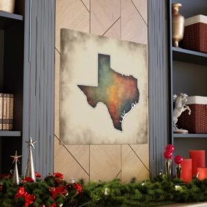 Texas Canvas Gallery Wraps &#8211; Texas Office Living Room Bedroom Wall Decor Home Canvas Art &#8211; Housewarming Gifts &#8211; TX New Home Gifts
