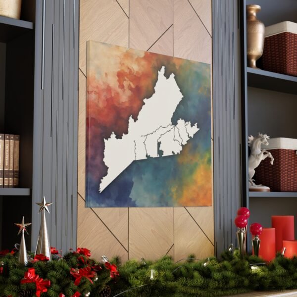 Virginia Canvas Gallery Wraps &#8211; Virginia Living Room Bedroom Office Wall Decor Home Canvas Art &#8211; Housewarming Gifts &#8211; VA New Home Gifts