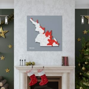 Virginia Canvas Gallery Wraps &#8211; Virginia Living Room Office Bedroom Wall Decor Home Canvas Art &#8211; Housewarming Gifts &#8211; VA New Home Gifts