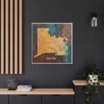 Utah Canvas Gallery Wraps &#8211; Utah Living Room Office Bedroom Wall Decor Home Canvas Art &#8211; Housewarming Gifts &#8211; UT New Home Gifts