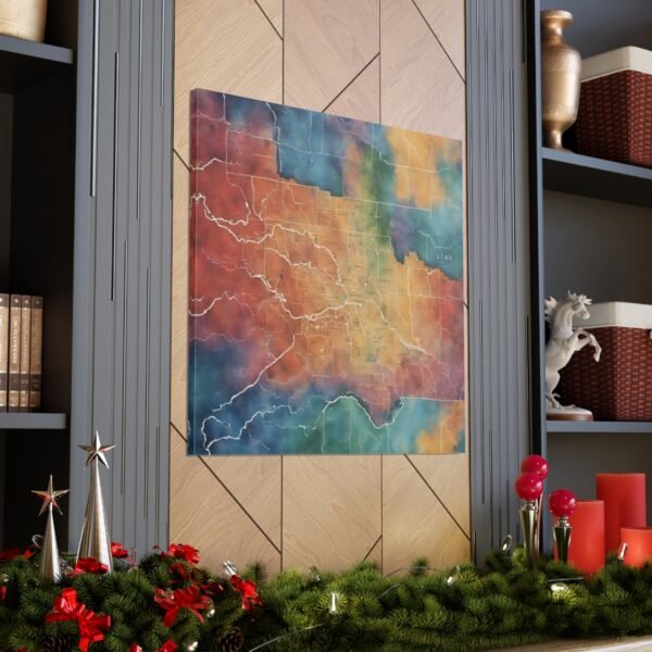 Utah Canvas Gallery Wraps &#8211; Utah Living Room Office Bedroom Wall Decor Home Canvas Art &#8211; Housewarming Gifts &#8211; UT New Home Gifts