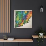 Vermont Canvas Gallery Wraps &#8211; Vermont Living Room Bedroom Office Wall Decor Home Canvas Art &#8211; Housewarming Gifts &#8211; VT New Home Gifts
