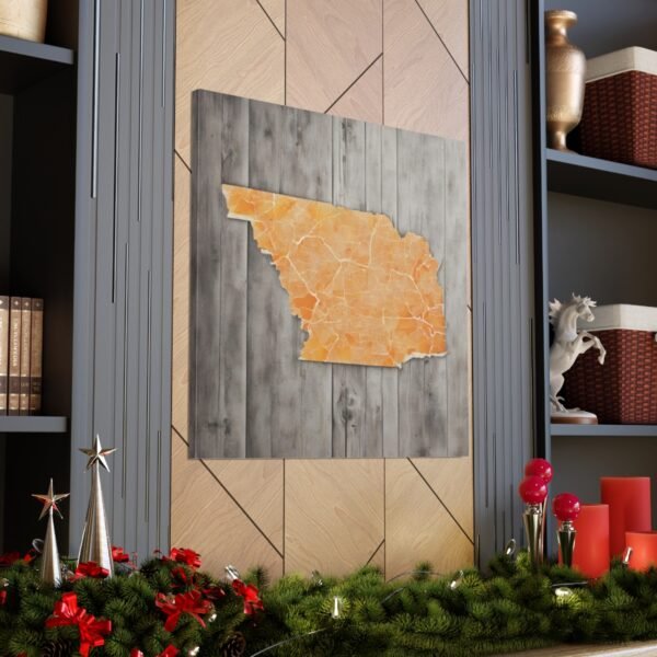 Tennessee Canvas Gallery Wraps &#8211; Tennessee Living Room Wall Decor Bedroom Office Home Canvas Art &#8211; Housewarming Gifts &#8211; TN New Home Gifts