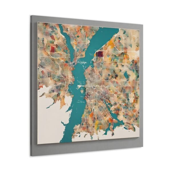 Washington Canvas Gallery Wraps &#8211; Washington Living Room Wall Decor Office Bedroom Home Canvas Art &#8211; Housewarming Gifts &#8211; WA New Home Gifts