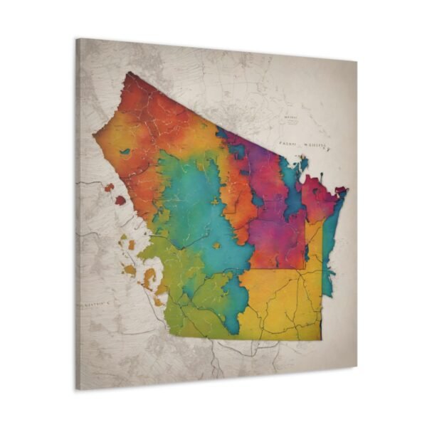 Washington Canvas Gallery Wraps &#8211; Washington Living Room Office Wall Decor Bedroom Home Canvas Art &#8211; Housewarming Gifts &#8211; WA New Home Gifts