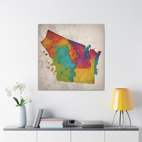 Washington Canvas Gallery Wraps &#8211; Washington Living Room Office Wall Decor Bedroom Home Canvas Art &#8211; Housewarming Gifts &#8211; WA New Home Gifts