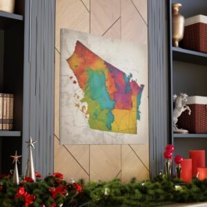 Washington Canvas Gallery Wraps &#8211; Washington Living Room Office Wall Decor Bedroom Home Canvas Art &#8211; Housewarming Gifts &#8211; WA New Home Gifts