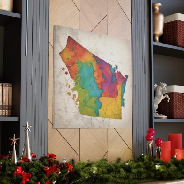 Washington Canvas Gallery Wraps &#8211; Washington Living Room Office Wall Decor Bedroom Home Canvas Art &#8211; Housewarming Gifts &#8211; WA New Home Gifts