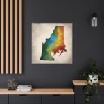 Washington Canvas Gallery Wraps &#8211; Washington Living Room Bedroom Office Wall Decor Home Canvas Art &#8211; Housewarming Gifts &#8211; WA New Home Gifts