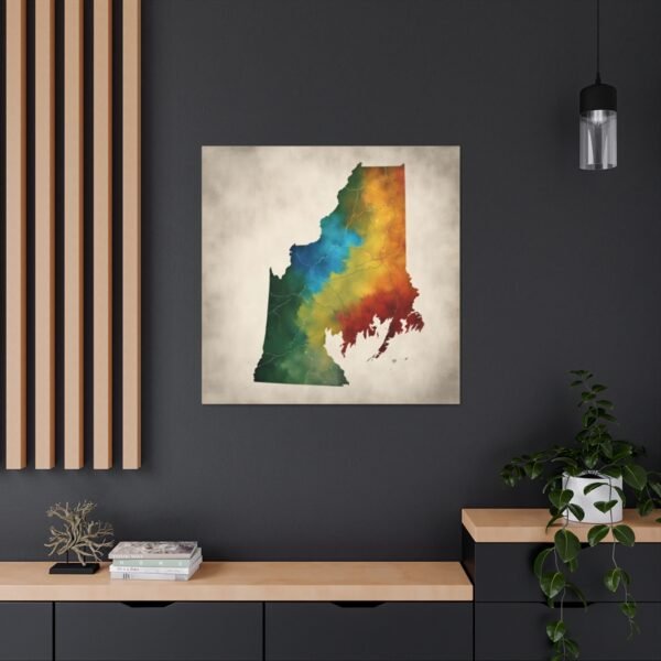 New Hampshire Canvas Gallery Wraps &#8211; New Hampshire Bedroom Office Living Room Wall Decor Home Canvas Art &#8211; Housewarming Gifts &#8211; Home Gifts