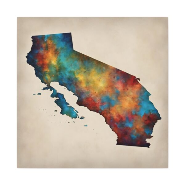 California Canvas Gallery Wraps &#8211; California Living Room Home Office Bedroom Wall Decor Canvas Art &#8211; Housewarming Gifts &#8211; CA New Home Gifts