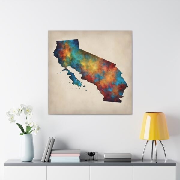 California Canvas Gallery Wraps &#8211; California Living Room Home Office Bedroom Wall Decor Canvas Art &#8211; Housewarming Gifts &#8211; CA New Home Gifts