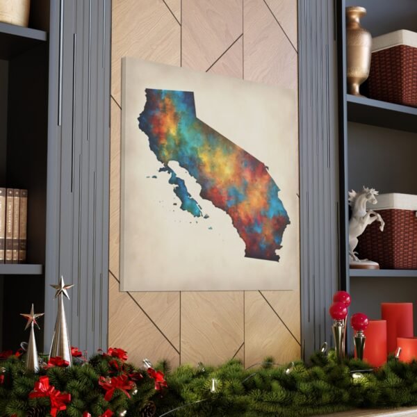 California Canvas Gallery Wraps &#8211; California Living Room Home Office Bedroom Wall Decor Canvas Art &#8211; Housewarming Gifts &#8211; CA New Home Gifts