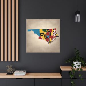 Maryland Canvas Gallery Wraps &#8211; Maryland Bedroom Office Living Room Home Wall Decor Canvas Art &#8211; Housewarming Gifts &#8211; MD New Home Gifts