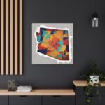 California Canvas Gallery Wraps &#8211; California Living Room Home Office Bedroom Wall Decor Canvas Art &#8211; Housewarming Gifts &#8211; CA New Home Gifts
